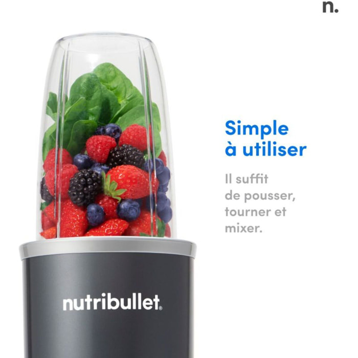 Blender NUTRIBULLET NB606DG Original 600 gris 2 accessoires