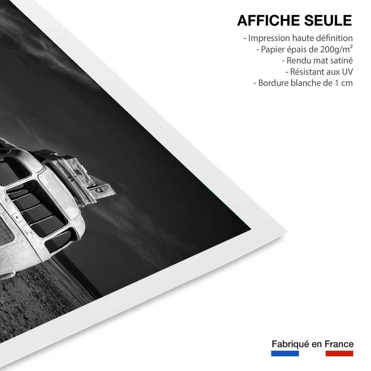 Affiche beached bus Affiche seule