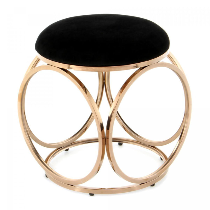 Tabouret DOTO Fait à la main en Coton