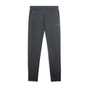 Pantaloni regular in felpa garzata con dettagli a trecce