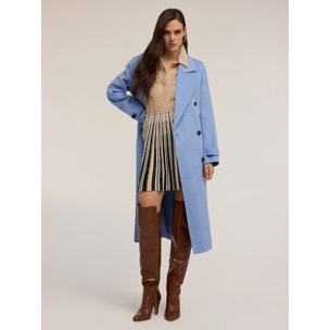 Motivi - Falda de punto de lurex plisada - Negro