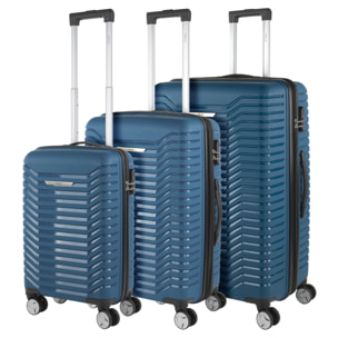 Juego De Maletas Rígidas Pp Itaca Glasgow Petroleo