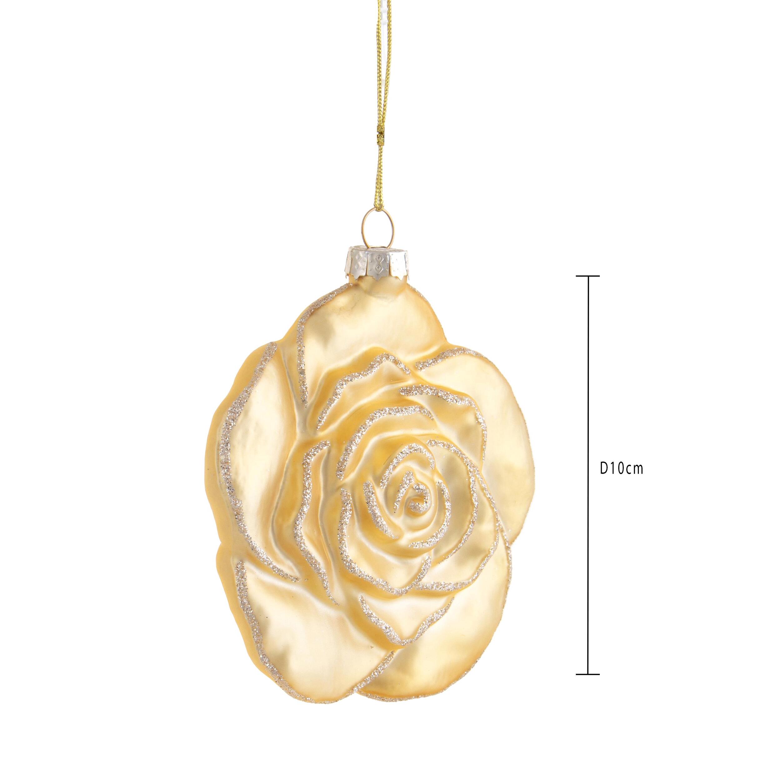 Rosa vetro - Pezzi 8 - 9xH10x4,5cm - Bianchi Dino SpA