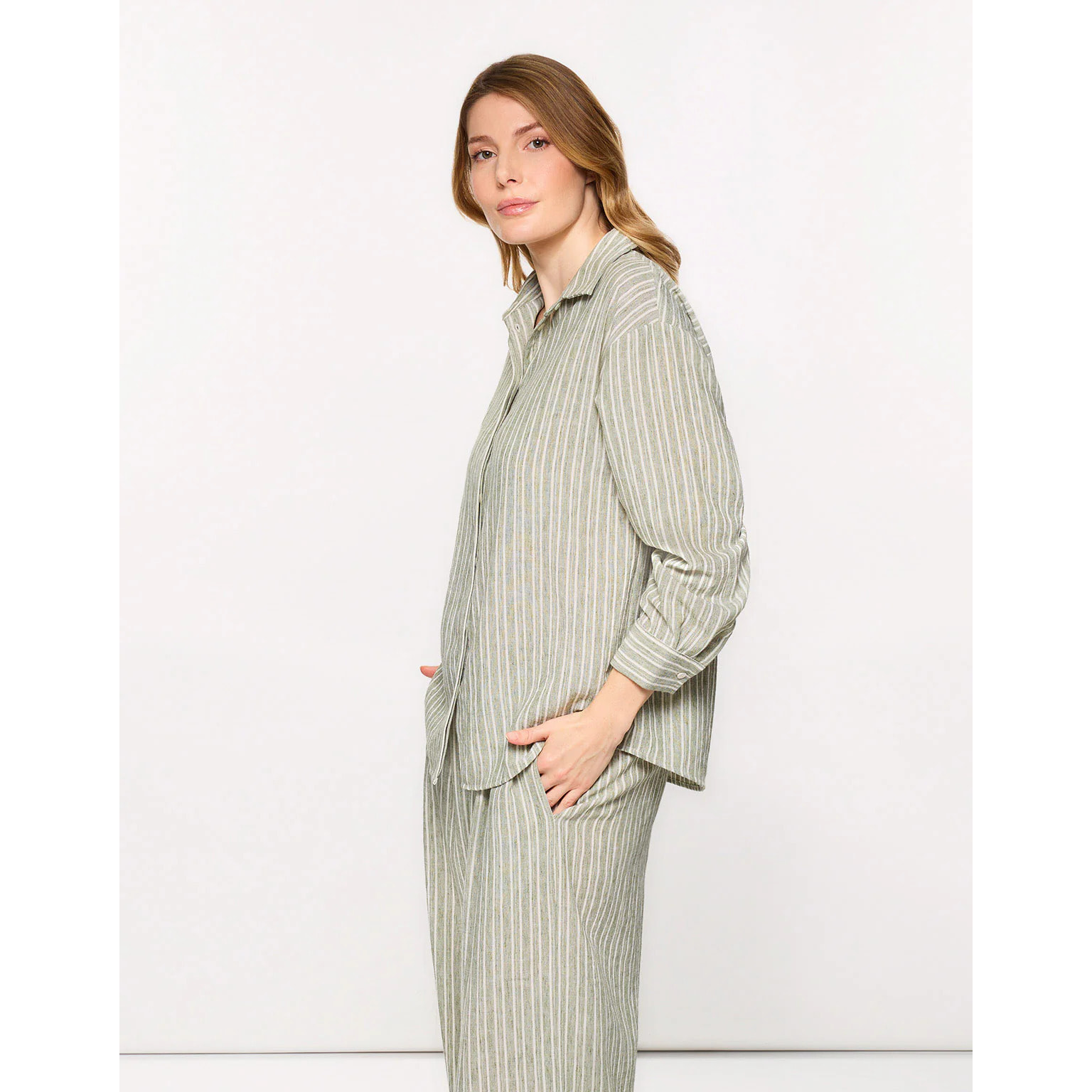 Blusa Manga Larga Verde - Bitania