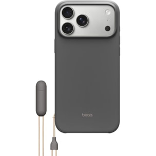 Coque BEATS iPhone 17 Pro Max Magsafe stand Gris