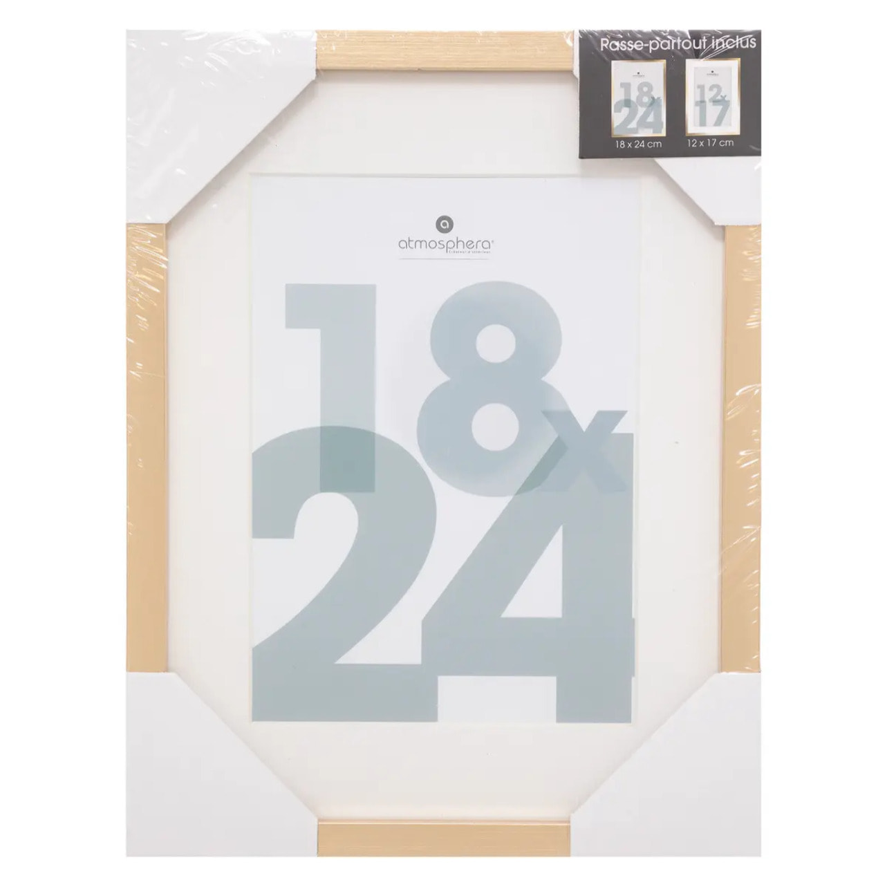 Cadre photo "Manu" doré 18x24cm