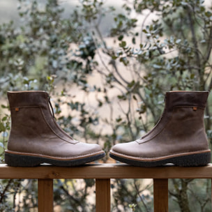 Botines N5581 WAX NAPPA BROWN/VOLCANO color Brown