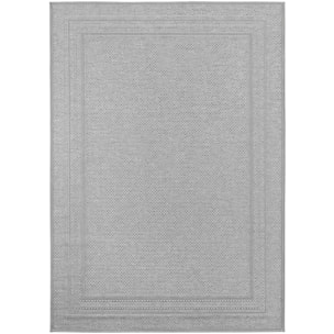 TENERIFE - Tapis intérieur/extérieur gris, design contemporain