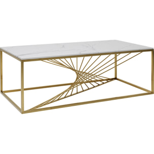 Table basse Art effet marbre 140x70cm Kare Design