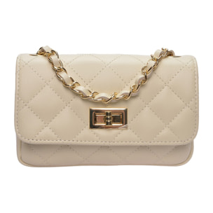 Borsa a spalla Anna Luchini Beige