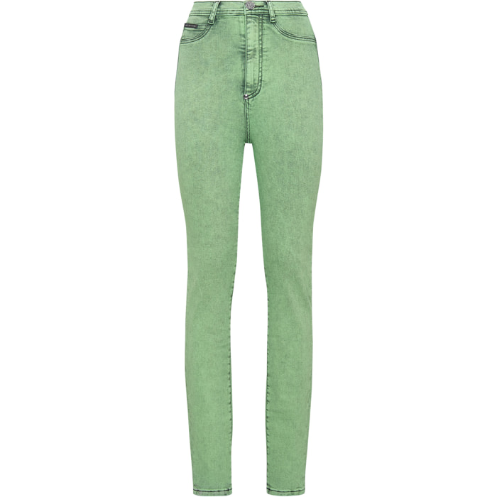 PHILIPP PLEIN Jegging de cintura alta