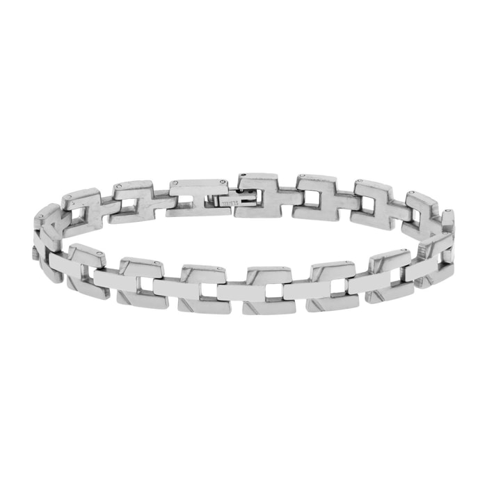 Bracciale Hiriwa 925 Acciaio Inossidabile Silver Uomo