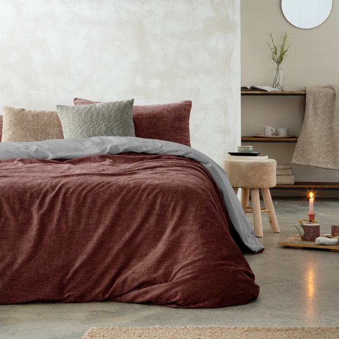 Housse de couette velvet terracota