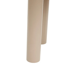 Table d'appoint Plump ronde D.40cm beige