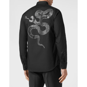 PHILIPP PLEIN Camicia dal taglio slim SNAKE