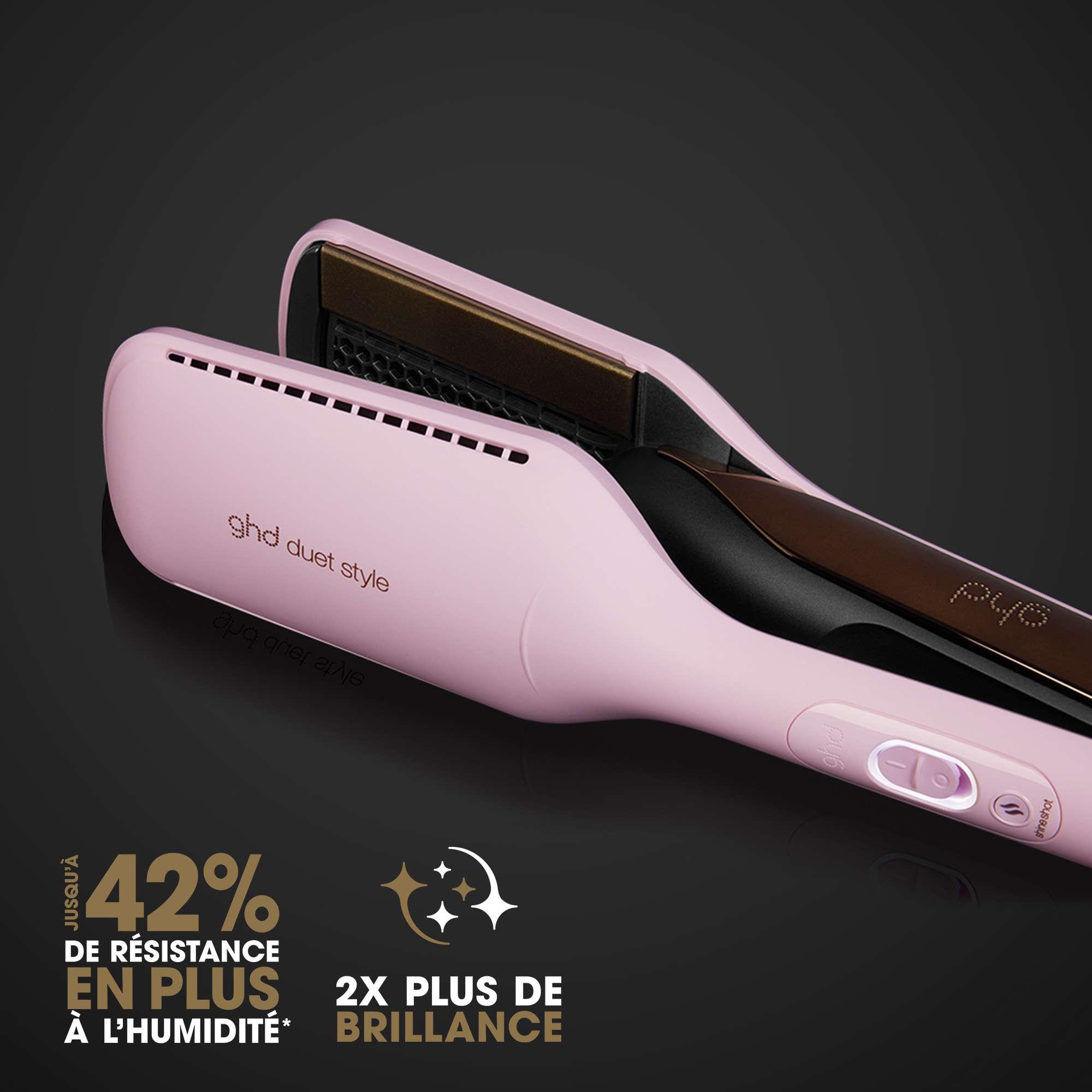 Lisseur séchant 2-en-1 ghd duet style rose - Collection Pink