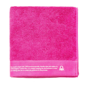 Toalla 50x90cm algodón orgánico 450gsm fucsia be