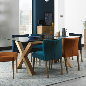 Table en verre trempé 180 cm ALTA