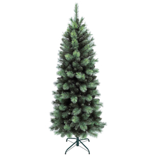 Árbol de Navidad 180 cm Árbol de Navidad Artificial con 528 Ramas y Soporte de Metal Árbol Navideño para Salón Interior Verde