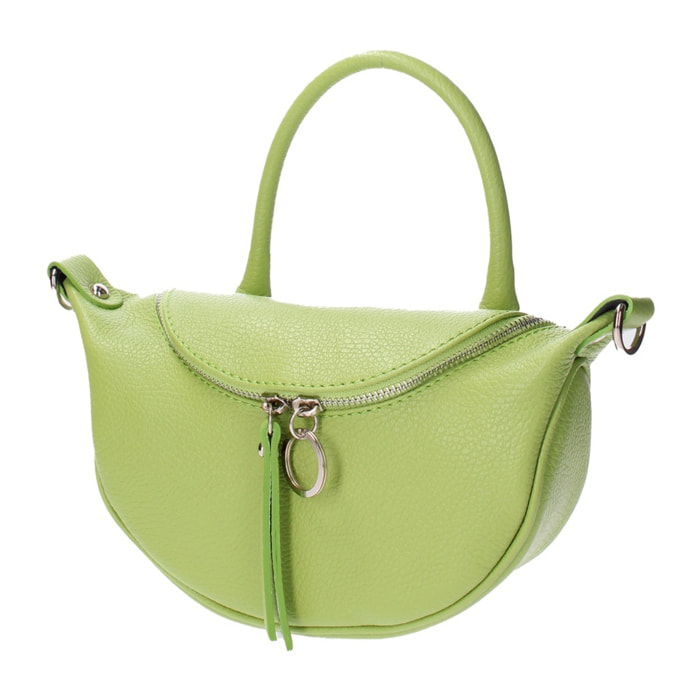 Borsa a mano da donna - Modello Mae - Vera pelle - 26.0 x 13.0 x 8.0 cm