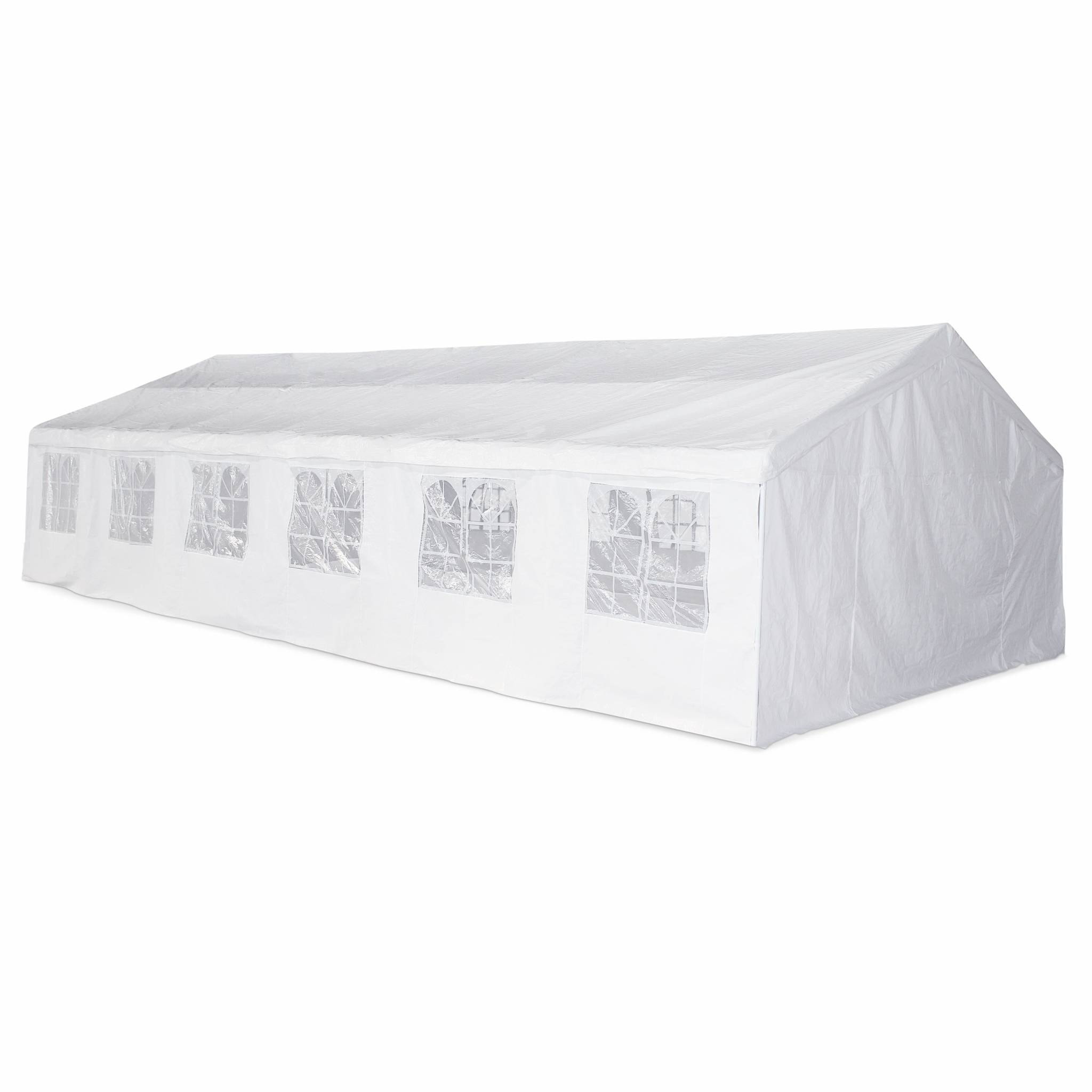 Tente de réception 6 x 12 m - Lutecia -  Blanc - tente de jardin idéale pour réception à utiliser comme pavillon.