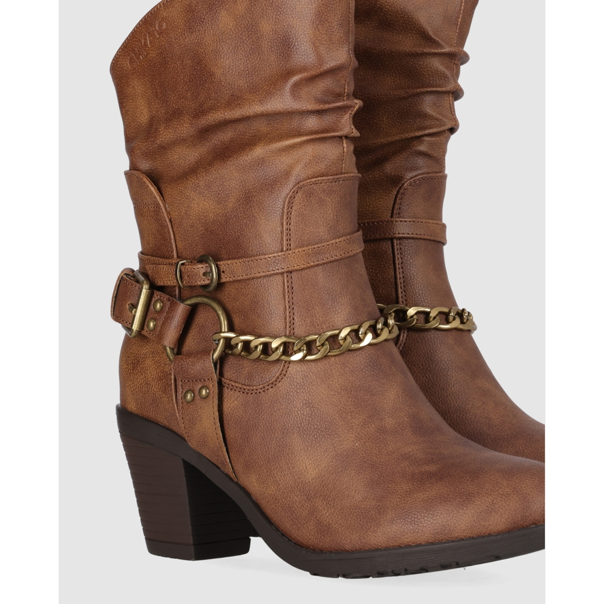 Botines - Cuero - Tacón: 7 cm