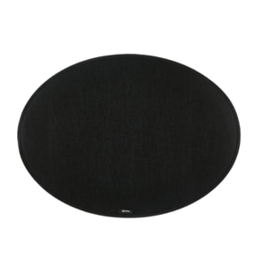 Set de table ovale - 6 pièces - Feutre recyclé noir