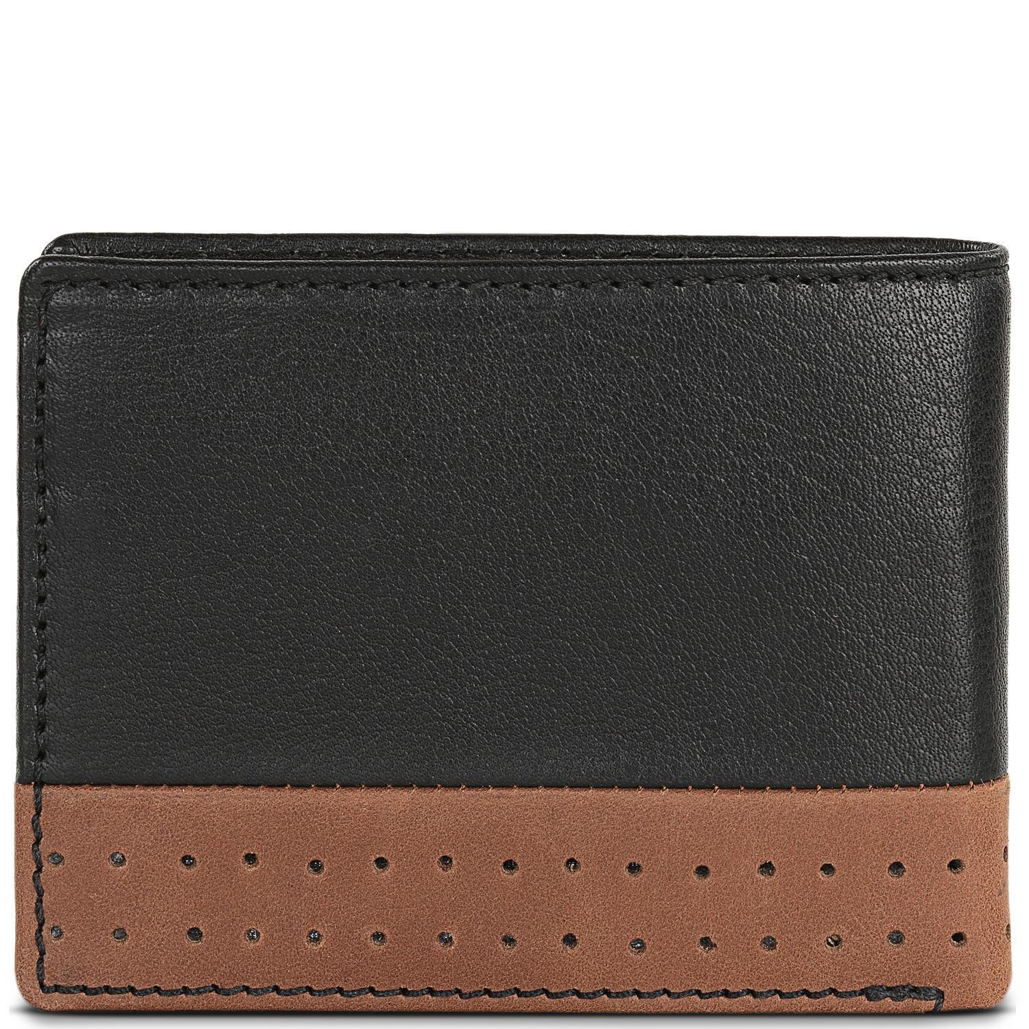 Cartera Hombre Piel Lois Durham Negro-Tan