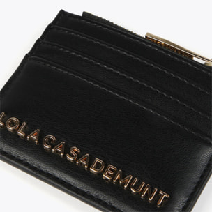 Portacarte nero e dorato