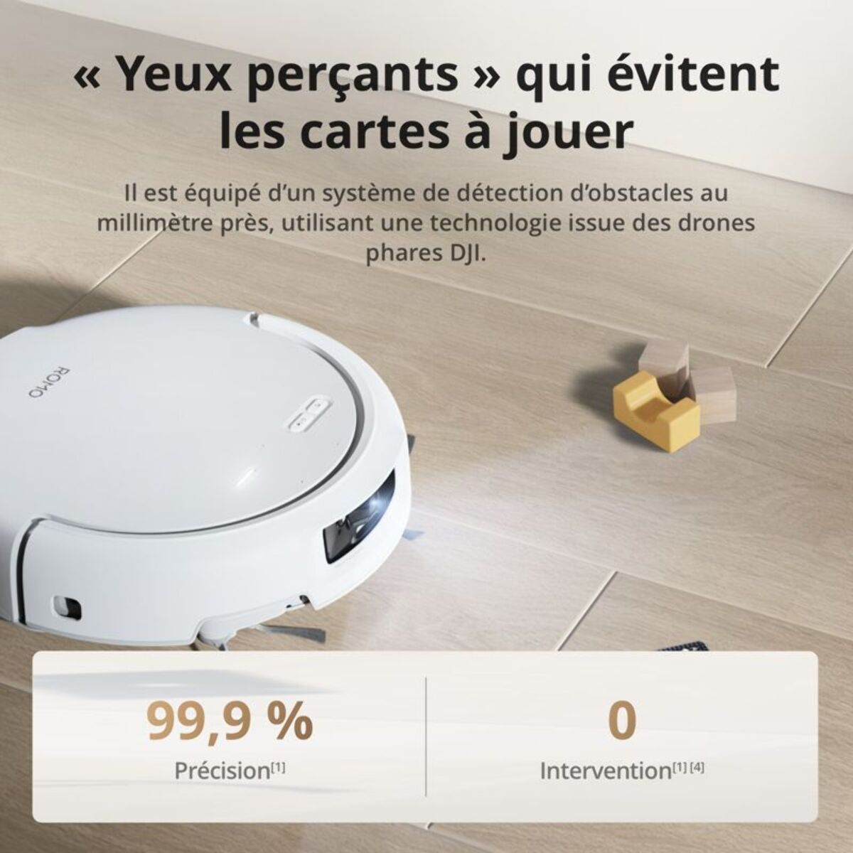 Robot Aspirateur Laveur DJI Romo S