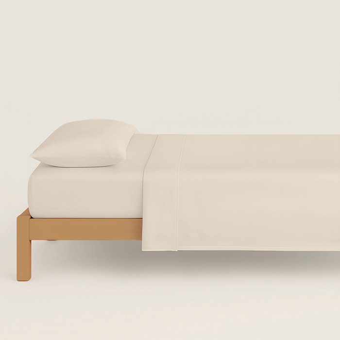 Naturals - Funda Nórdica Lisa - Cierre con botones - 100% Algodón - Incluye 1/2 Fundas de Almohada - Ftr6 Beig