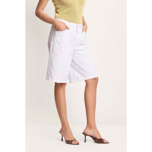 Kocca - Pantaloni corti in cotone Donna, Tinta unita