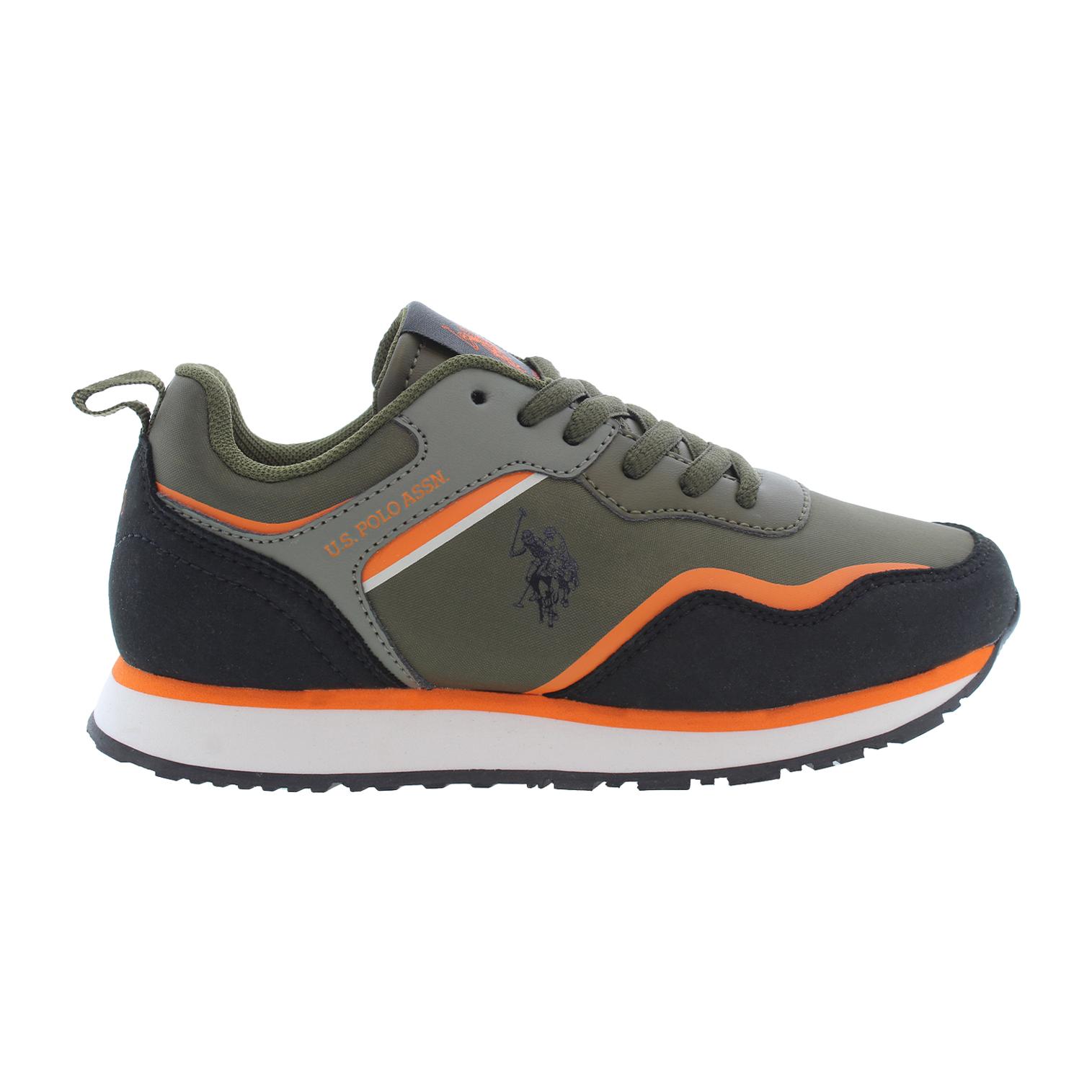 Sneakers U.S. Polo Assn. verde militare-nero