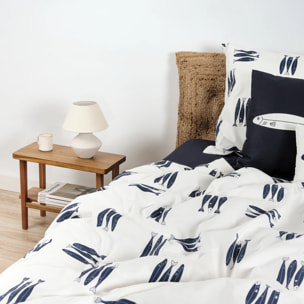 Housse de couette 100 % coton 80 fils Oropesa