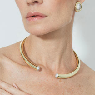 Collar Pharra acabado oro amarillo 18k