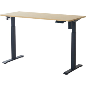 Bureau assis-debout électrique réglable avec ports USB - UP&DOWN