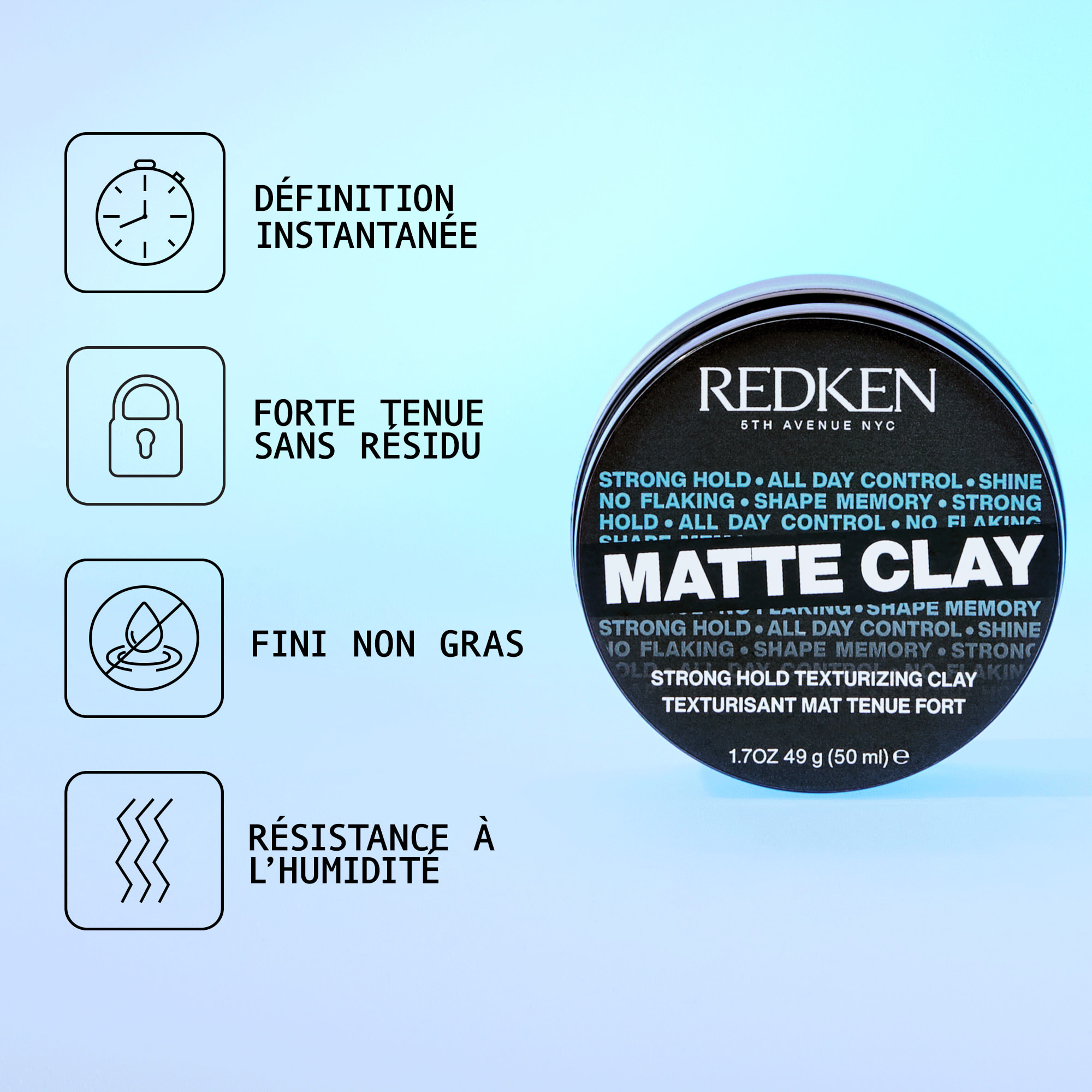 Matte Clay Cire Modelante Effet Déconstruit 50ml