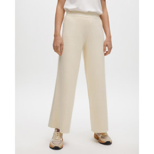 Pantaloni in maglia con paillettes laterali