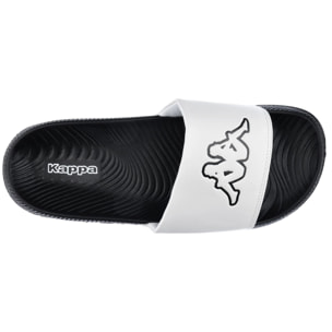Kappa - Ciabatte Uomo Donna Bianco - Logo Steeve