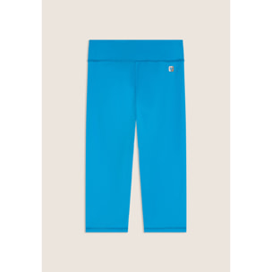 Leggings corsaro vita alta in tessuto tecnico quick dry