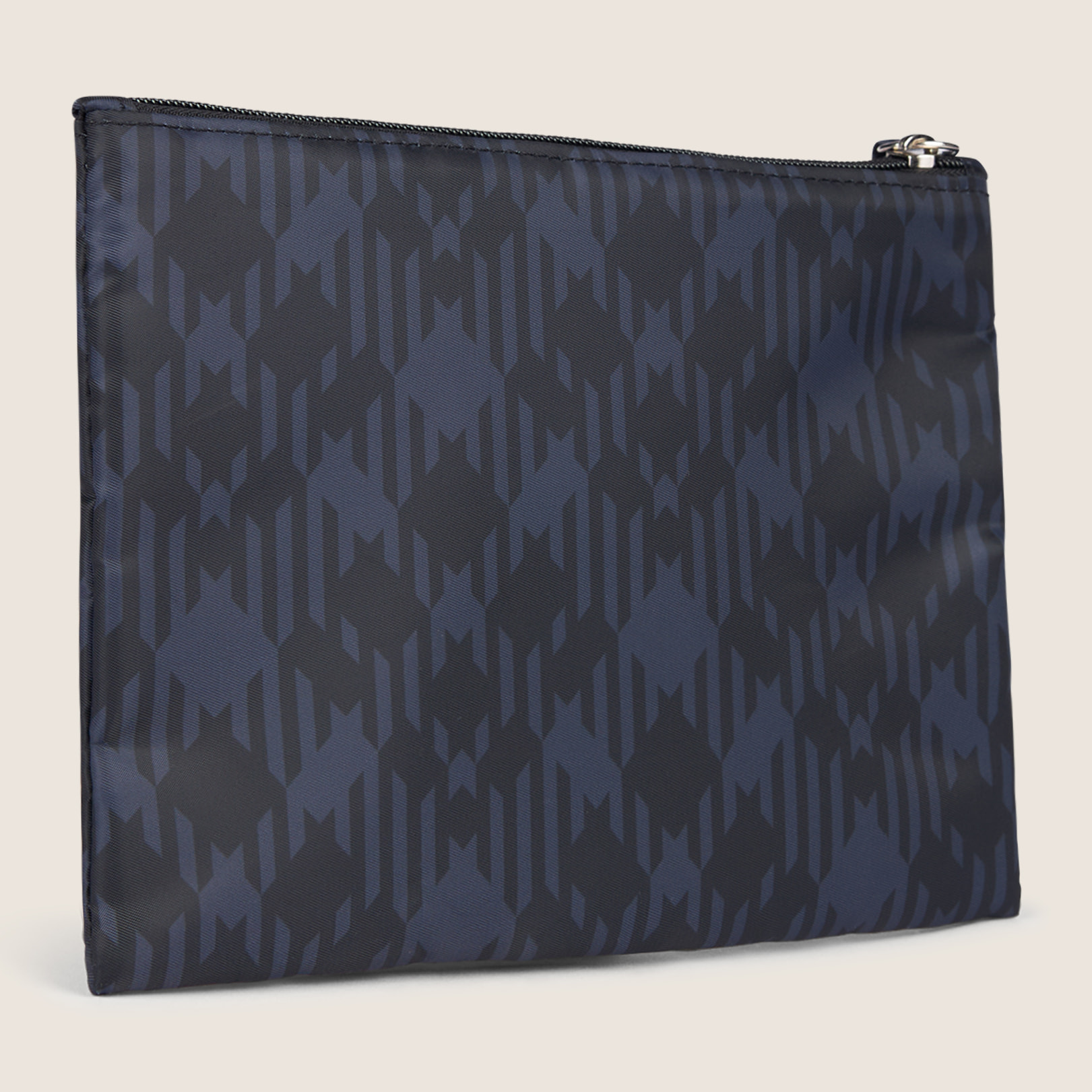 Bustina tartan in poliestere con zip e logo FREDDY