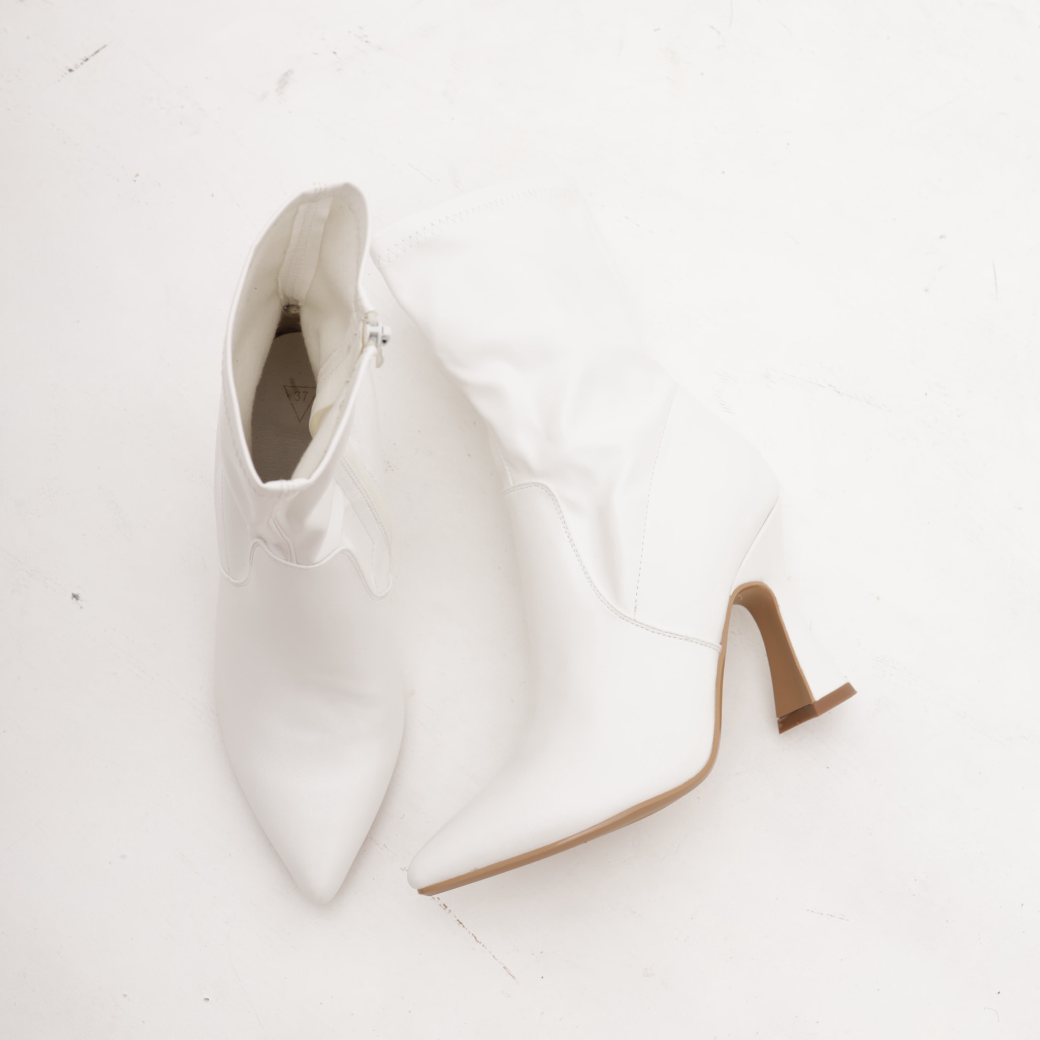 TRONCHETTO ELASTICIZZATO BIANCO