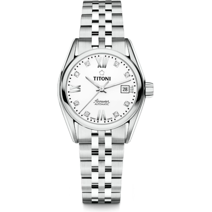 Reloj Titoni 23909S-063 Mujer Analogico Automatico con Correa de Acero inoxidable