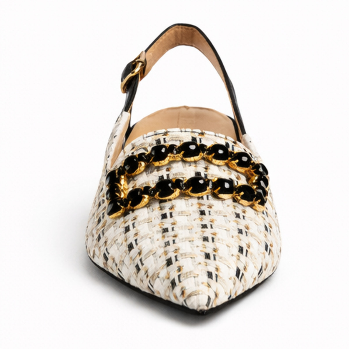 Sandali bassi - applicazione accessorio - tacco 2,5 cm