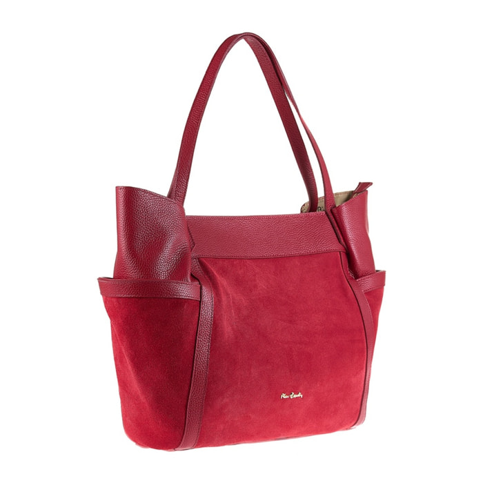 Borsa a spalla da donna Made in Italy - Modello Sereia - 100% pelle - 43.0 x 30.0 x 12.0 cm