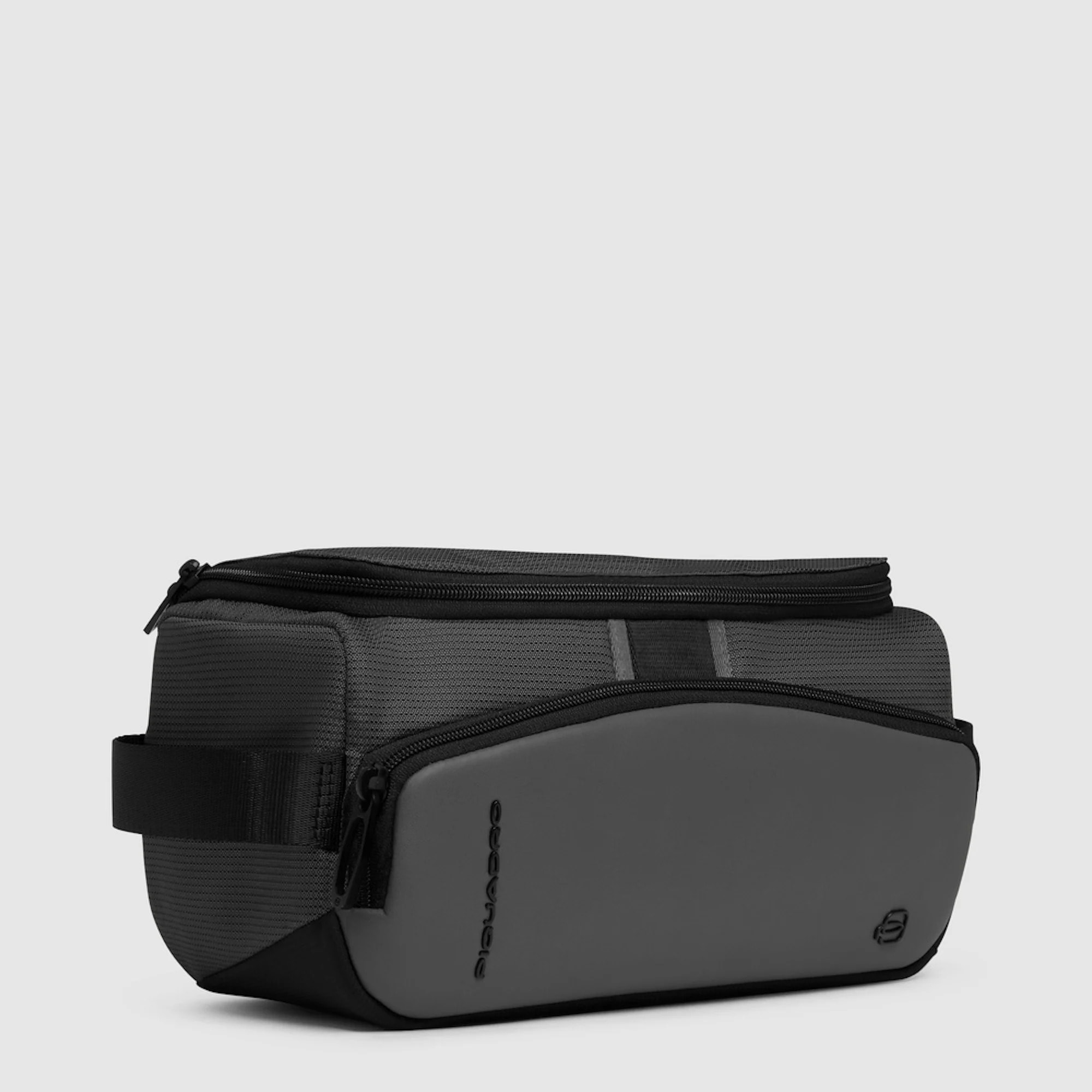 Piquadro Beauty case in tessuto riciclato e materiale bio-based