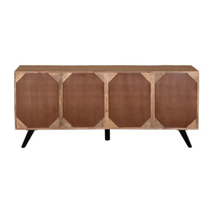 CREDENZA IN LEGNO DI MANGO 4 ANTE