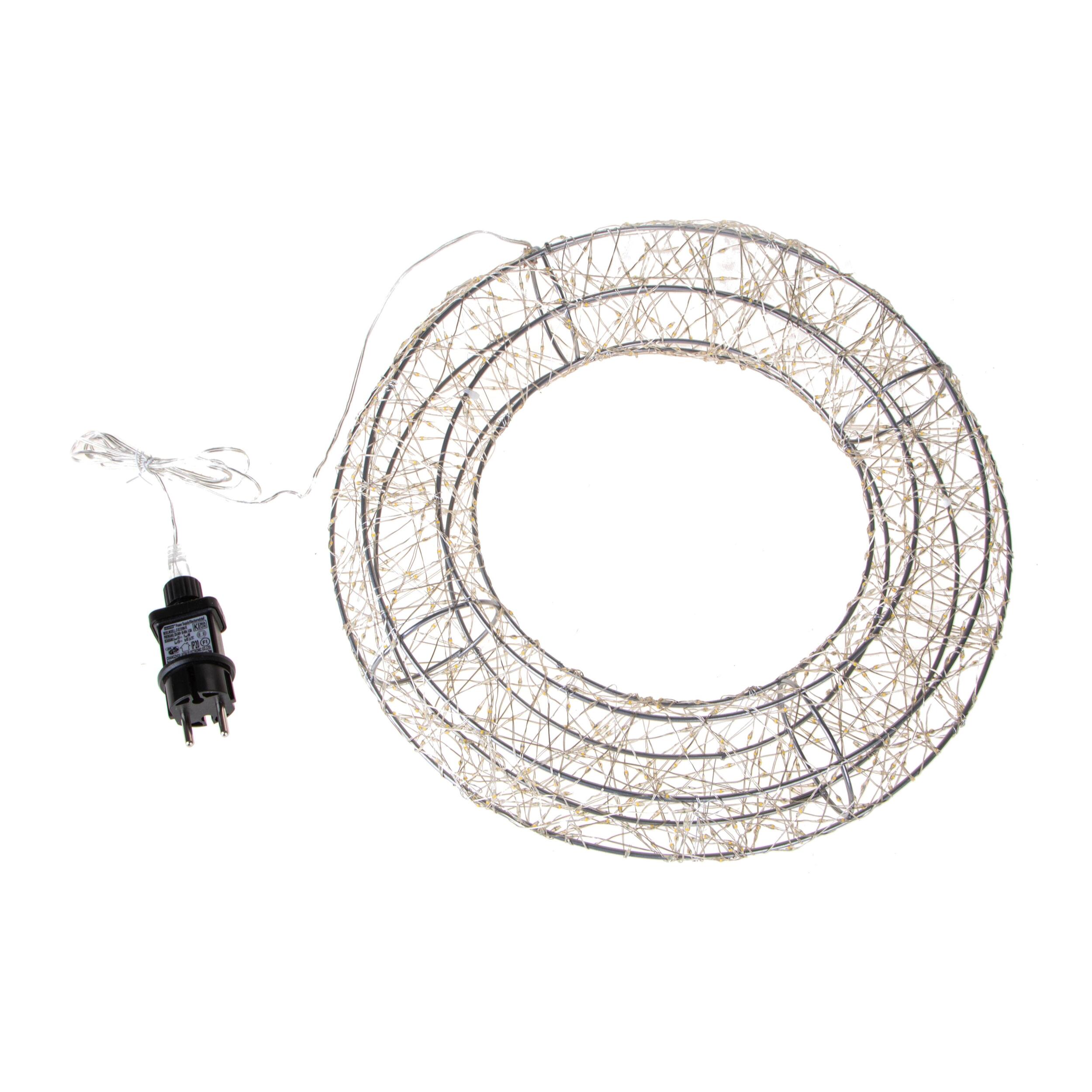 Corona natalizia - Pezzi 1 - 12xH58x12cm - Bianchi Dino SpA