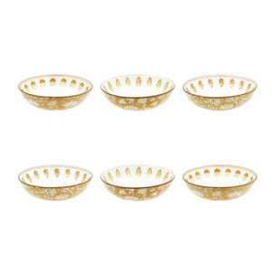 Lot de 6 assiettes creuses, AMBRE