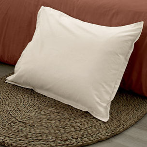 Taie d'oreiller en 100% coton biologique - Sable